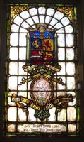 New York, New York City, Brooklyn, Flatbush Reformed Church: Young Memorial Window:  ornamental