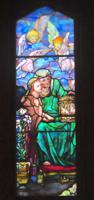Texas, San Juan, Gelman Stained Glass Museum: The Education of the Virgin