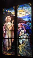 Texas, San Juan, Gelman Stained Glass Museum: Nichols Memorial Window:  Resurrection