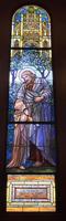 Texas, San Juan, Gelman Stained Glass Museum: Sykes Memorial Window:  Christ Blessing Little Children