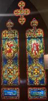 Illinois, Evanston, Halim Time and Glass Museum: Thomas Memorial Window:  Sower and Soldier