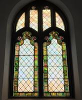 Ohio, Cleveland, Case Western Reserve University, Florence Harkness Memorial Chapel: Severance Memorial Window:  ornamental