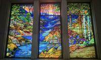 Ohio, Mayfield Heights, Knollwood Cemetery, Knollwood Mausoleum: Whitmore Memorial Window:  As the Hart Panteth