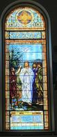 New York, New York City, Brooklyn, Lafayette Avenue Presbyterian Church: Gregg Memorial Window:  Baptism of Christ