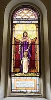 New York, New York City, Brooklyn, Lafayette Avenue Presbyterian Church: Cuyler Memorial Window:  Samuel and his Mother Hannah