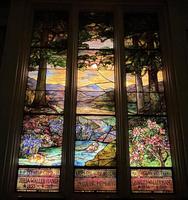 New York, New York City, Brooklyn, Lafayette Avenue Presbyterian Church: Hand Memorial Window:  The Miracle of Creation