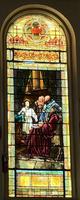 New York, New York City, Brooklyn, Lafayette Avenue Presbyterian Church: Pease Memorial Window:  Christ in the Temple