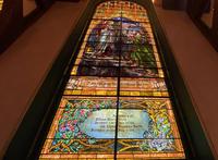 Illinois, Lake Forest, First Presbyterian Church: Smith Memorial Window:  I am the way, the truth and the life