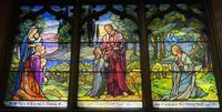 Wisconsin, Milwaukee, Plymouth Church UCC: Hulst Memorial Window:  Christ Blessing Children
