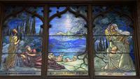 Wisconsin, Milwaukee, Plymouth Church UCC: Munro Memorial Window:  Shepherds