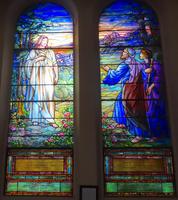 Wisconsin, Milwaukee, St. Paul's Episcopal Church: Camp Memorial Window:  The Road To Emmaus
