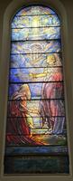 Wisconsin, Milwaukee, St. Paul's Episcopal Church: Hauxhaust Memorial Window:  St. John on the Isle of Patmos