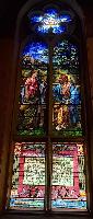 Kissam Memorial Window:  Christ and the Woman of Samaria