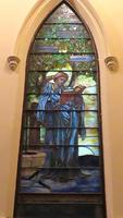New York, New York City, Brooklyn, Packer Collegiate Institute: Wing Memorial Window:  My Soul Illuminates Me