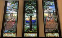 New York, New York City, Brooklyn, Packer Collegiate Institute: Crittenden Memorial Window:  Science and Literature
