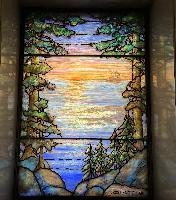 Coleman Memorial Window:  Crossing the Bar