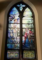 New Jersey, Hackensack, Second Reformed Church: Banta Memorial Window:  Annunciation to Mary