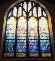 New Jersey, Hackensack, Second Reformed Church: Brown Memorial Window:  Angels of the Elements