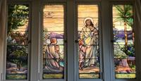 New Jersey, Hackensack, Second Reformed Church: Johnson Memorial Window:  Christ Blessing Children