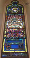 New York, New York City, Manhattan, St. James' Church: Smithers Memorial Window:  And in the morn those Angel faces smile