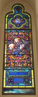 New York, New York City, Manhattan, St. James' Church: Smithers Memorial Window:  And in the morn those Angel faces smile