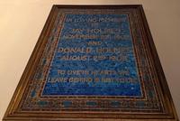 Holmes Memorial Tablet Holmes Memorial Tablet