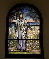 New Jersey, Paterson, St. Paul's Episcopal Church: Hutchinson Memorial Window:  I am the Resurrection and the Life