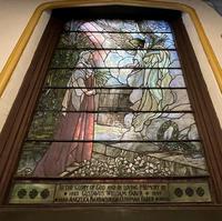 New York, New York City, Manhattan, St. Peter's Episcopal Church: Faber Memorial Window:  Return of the Soul