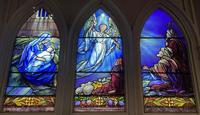 New Jersey, South Orange, St. Andrew and Holy Communion: Fenner Memorial Window:  Nativity and Annunciation to the Shepherds