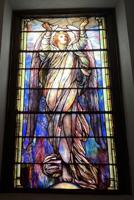 Ohio, Cleveland, Trinity Cathedral: Hudson Memorial Window:  Blessed Are the Pure in Heart