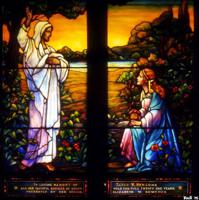 New York, Franklin, Stony Wold Sanatorium, chapel: Newcomb Memorial Window:  Resurrection