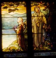 Newcomb Memorial Window:  St. Luke