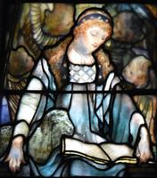 Michigan, Detroit, St. John's Episcopal Church: Paine Memorial Window:  St. Agnes