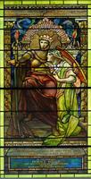 Connecticut, Hartford, Center Church: Wells Memorial Window:  Righteousness and Peace