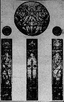 New York, Rochester, First Baptist Church: Sage Memorial Window:  Praise