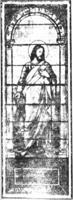 New Jersey, Orange, Orange Valley Congregational Church: Savage Memorial Window:  Christ