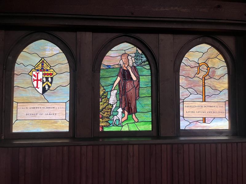 Oldham Commemorative Window:  Good Shepherd