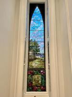 Packer Students Memorial Window:  landscape