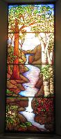 Ohio, Mayfield Heights, Knollwood Cemetery, Knollwood Mausoleum: Schraner Memorial Window:  landscape
